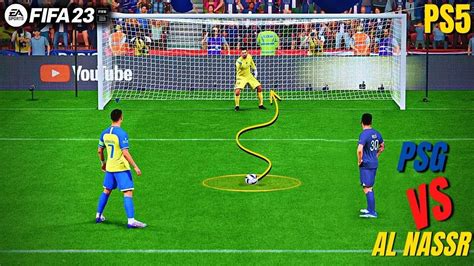 Psg Vs Al Nassr Ps Gameplay Messi Vs Ronaldo Fifa Penalty