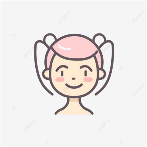 Icono De Línea De Una Mujer Rubia Con Pelo De Cara Vector PNG Hada De