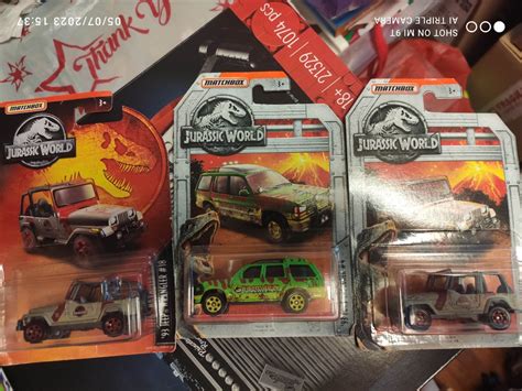 Hot Wheels Matchbox Jurassic World Park Jeep Wrangler Clean Dirty Ford Explorer Hw