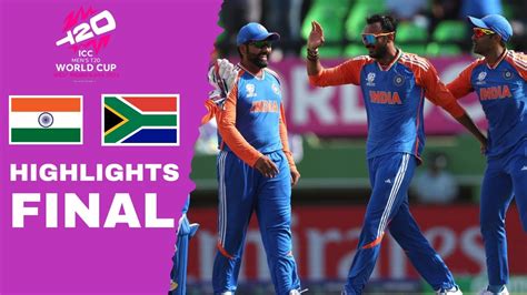 India Vs South Africa Icc T20 World Cup 2024 Final Match Full