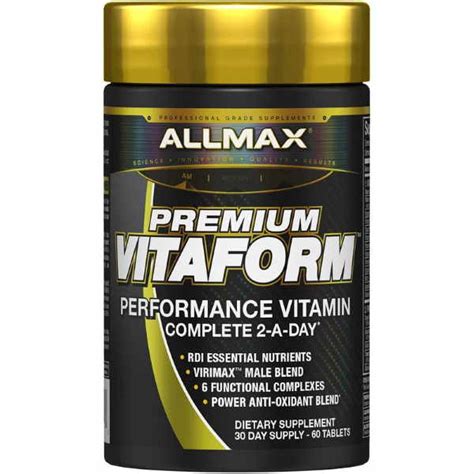 Мужские мультивитамины Allmax Nutrition Premium Vitaform 60 таблеток ...