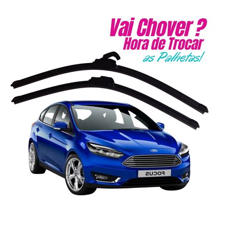 Par Palheta Limpador Parabrisa Dianteiro Ford Focus