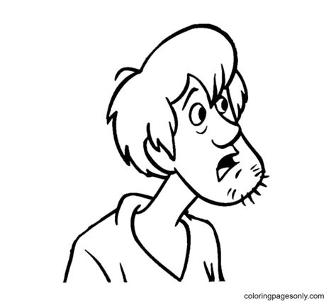 Shaggy Coloring Pages Coloring Pages