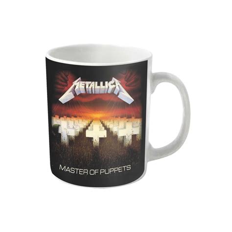 Metallica Mug Master Of Puppets Band Logo New Official White Boxed On Onbuy