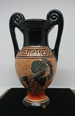 Vase Amphore En Terre Cuite Grec D Cor Mythologie Fait Main Num Rot