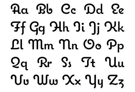 Fancy Letter Stencils Free - 10 Free PDF Printables | Printablee