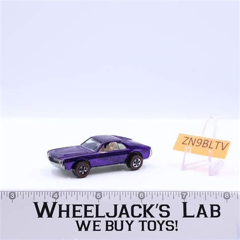Custom AMX Purple Redline Hot Wheels Mattel Vintage RL NICE Wheeljack S Lab
