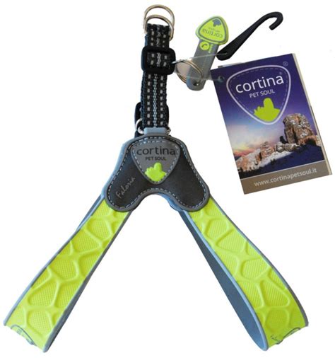 Coralpina Супер прочная шлейка FALORIA, неоновый желтый (обхват груди ...