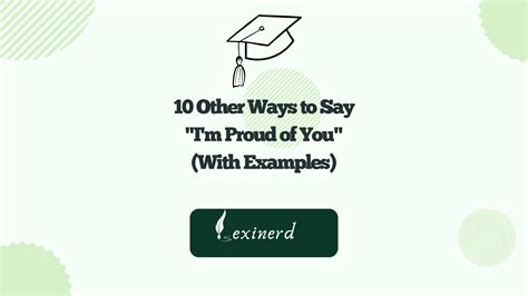 10 Other Ways To Say Im Proud Of You With Examples Lexinerd