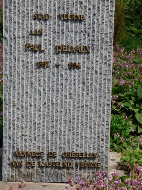 Buste Paul Delvaux Veurne Furnes Be Monumen