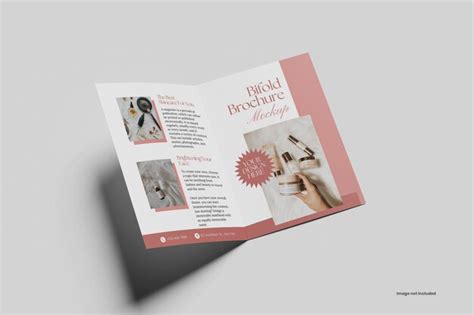 Premium Psd Bifold Brochure Mockup