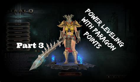 Diablo Ros Power Leveling With Paragon Points Pt Barb Walkthrough