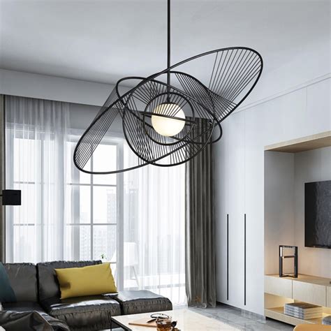 Подвесной светильник SATURN Цвет черный. — купить в Lampatron.ru