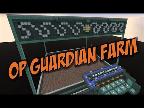 How to build a Guardian farm in Minecraft