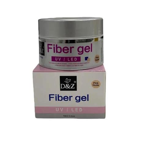 Fiber Gel D Z Pink Nude Construtor De Unhas Acrigel No Shoptime