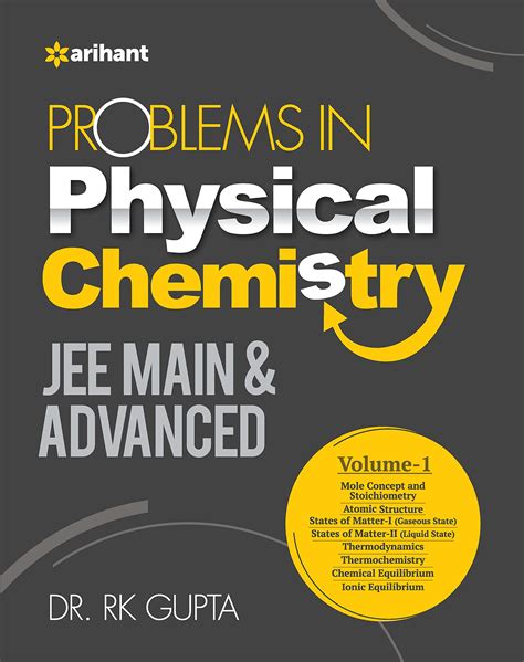 Problems In Physical Chemistry Jee Main And Advanced Volume By Dr Rk