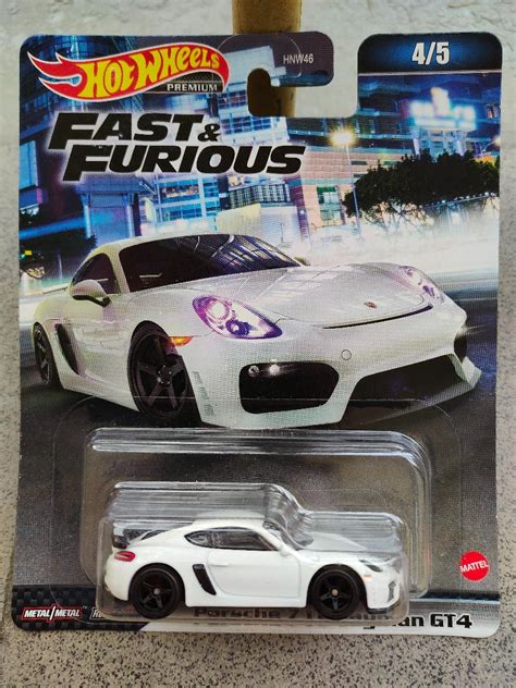 HOT WHEELS PREMIUM PORSCHE 718 CAYMAN GT4 CELOKOVOVÝ MODEL Aukro