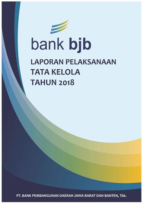 Pdf Daftar Isi Bankbjb Co Id Pelaksanaan Tata Laporan