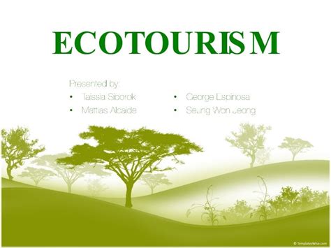 Ecotourism Adalah