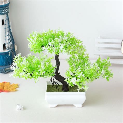 Fake Artificial Pot Plant Bonsai Potted Simulation Pine Tree Home