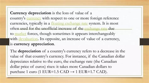 Currency Appreciation And Depreciation Yashavanth G Nayak Ppt