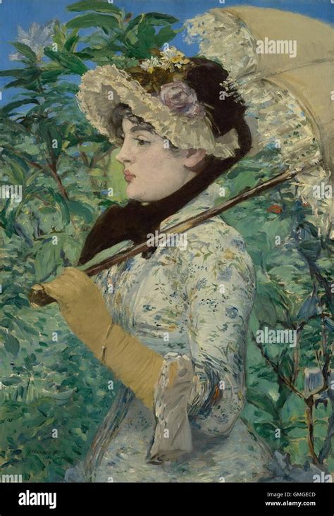 Jeanne Spring By Edouard Manet 1881 French Painting Oil On Canvas