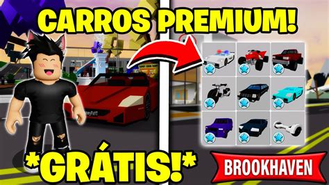 VAZOU COMO PEGAR CARROS PREMIUM DE GRAÇA NO BROOKHAVEN RP Roblox