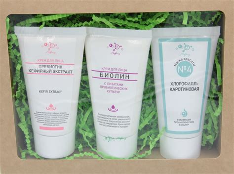 Набор №6 крем для лица Биолин+ крем для лица Кефирный экстракт+ маска ...