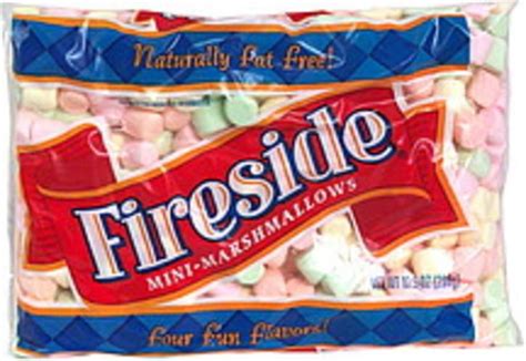 Fireside Four Fun Flavors Mini Marshmallows 105 Oz Nutrition