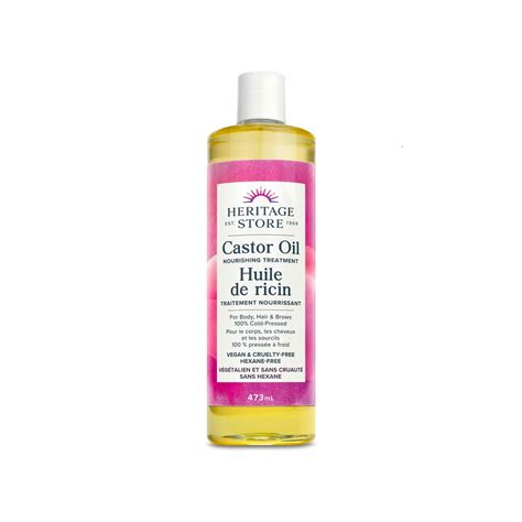 Heritage Store Castor Oil 473ml Optimize Nutrition