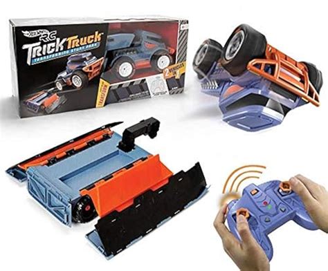 Hot Wheels RC Trick Truck Transforming Stunt Park Vehicle In Oman Whizz Action Figures Statues