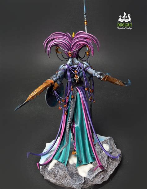 Shalaxi Helbane Slaanesh Commission Painting Ebay