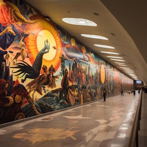 These New Denver International Airport Murals Are Getting Out Of Hand