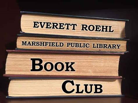 Library Book Club Explore Marshfield