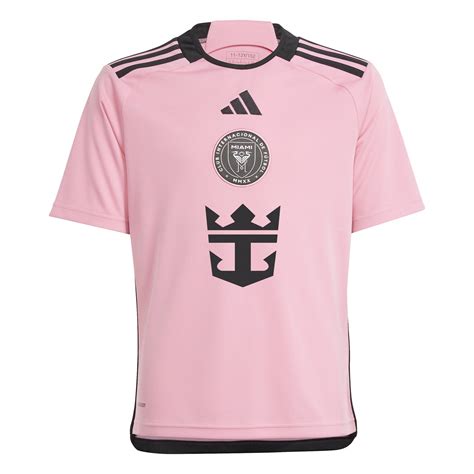 Adidas Inter Miami Cf Home Shirt Juniors Pink