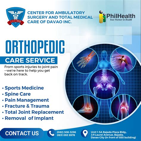 Your recovery, our priority. Choose Orthopedic Care only at Cast MD