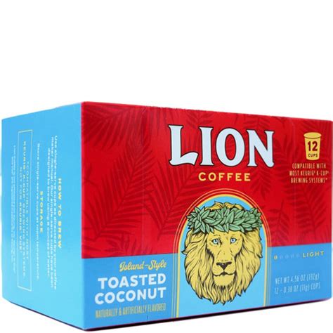 Toasted Coconut Flavored 10% Kona Blend Coffee Pods Single Serve