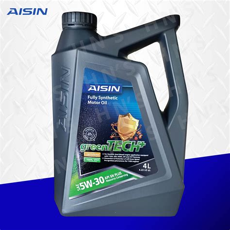 AISIN Fully Synthetic SAE 5W-30 Motor Oil 4L ( 4 Liters ) ILSAC GF-5 ...