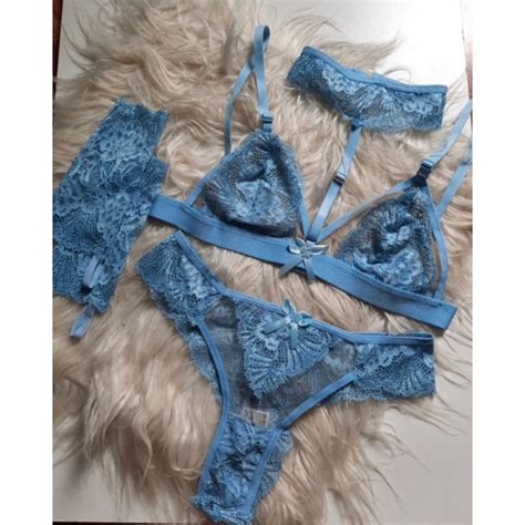 Conjunto Coleira Lingerie Sexy Coleira Shopee Brasil