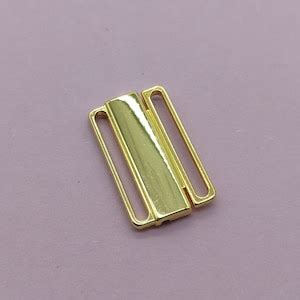 1piece 1 25mm Gold Nickel Free Front Closing Bikini Clasp Clickers