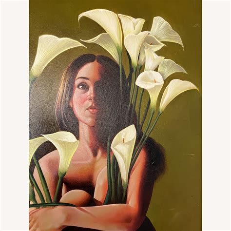 Gorgeous Nude with Lilies - AptDeco