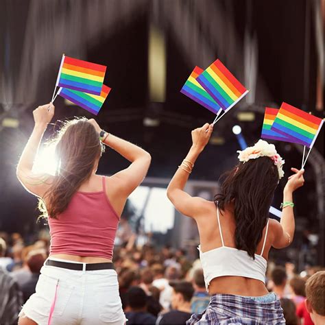 Gay Pride Lgbtq Flag Rainbow Ft X Ft With Brass Eyelets Pride Accessories Gay Pride Banner