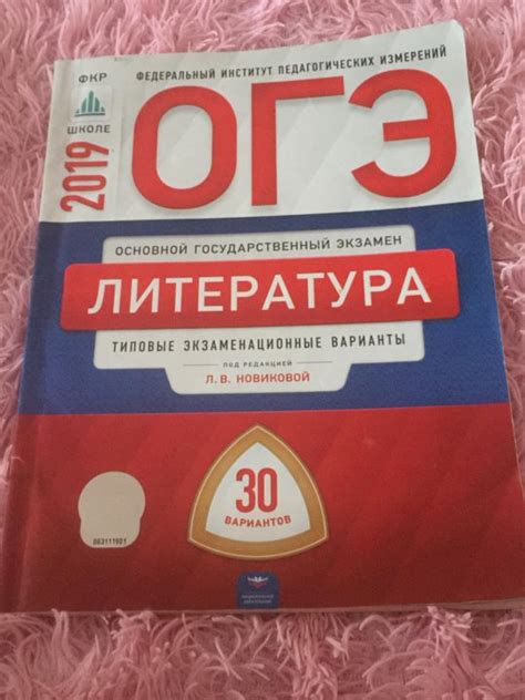 Огэ литература 2025 демоверсия