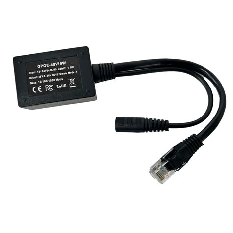 PoE World GPOE-48v10w PoE Inline Converter for 12 - 30V Solar in to 802 ...