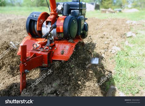 Agricultural Machinery Motorized Hand Plow Stock Photo 1996434821