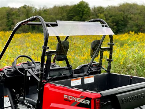 Honda Pioneer 520 Rear Polycarbonate Windshield Utv Direct