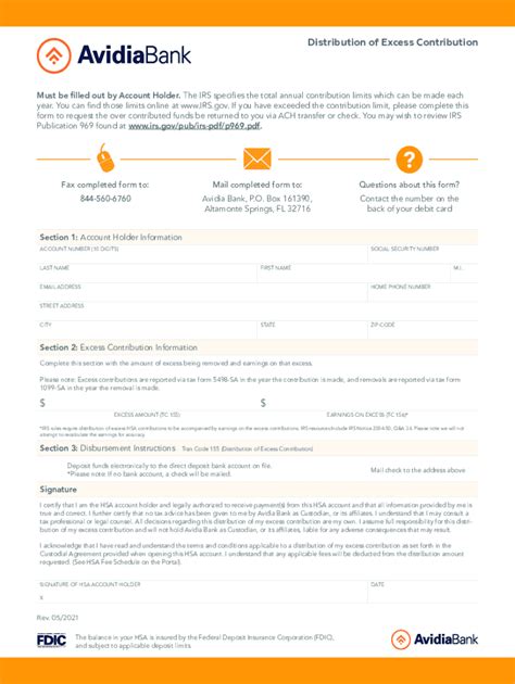 Fillable Online Distribution Of Excess Contribution Fax Email Print