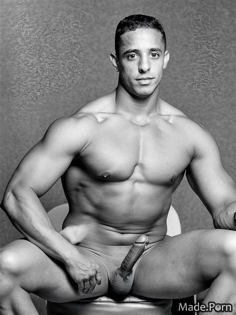 Porn Image Of Gay Athlete Veiny Dick Big Balls Athlete Iraqi Muscular Created By AI