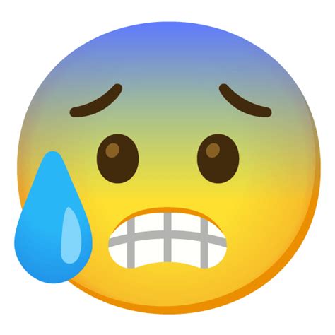 Create Unique Anxious Face With Sweat And Beaming Face With Smiling Eyes Emoji Combinations Online