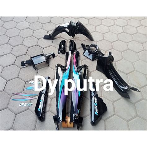 Jual Paket Body Bodi Full Set Halus Yamaha Alfa Warna Hitam Shopee